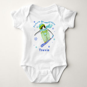 Pinguïns bij Play, Snowboarder, Baby T-shirt