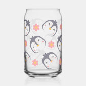 Pinguïns Blikvorm Glas (Voorkant)