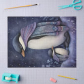 Pinguïns Boho Mystieke Kunst Tissuepapier (Craft)