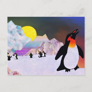 pinguïns briefkaart