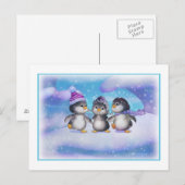 pinguïns briefkaart (Voorkant / Achterkant)