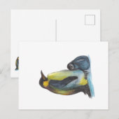 Pinguïns Briefkaart tekenen (Voorkant / Achterkant)
