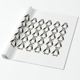 Pinguïns cadeaupapier voor het verpakken van cadea