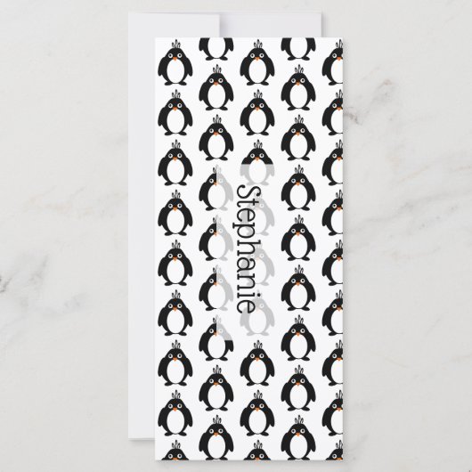 Pinguins Design Bladwijzer (Voorkant)