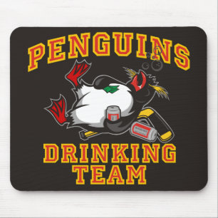 Pinguïns Drink de Muismat van het Team