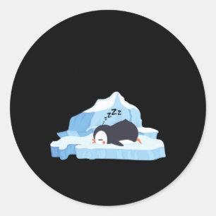 Pinguïns Elk Neurodivergent's Spirit Dier (levend) Ronde Sticker