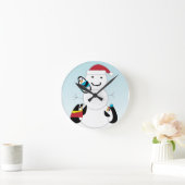 Pinguïns en het Man van sneeuw Ronde Klok (Huis)