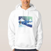 Pinguïns en ijs hoodie (Voorkant)