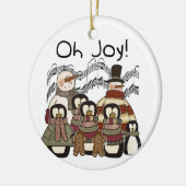 Pinguïns en Snowmen Oh Joy Ornament (Links)