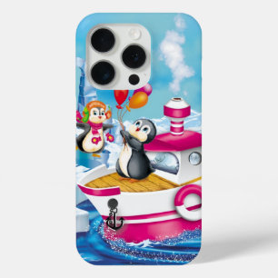 pinguïns in Antarctica iPhone 15 Pro Case