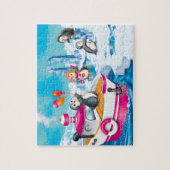 pinguïns in Antarctica Legpuzzel (Verticaal)