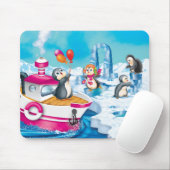 pinguïns in Antarctica Muismat (Met muis)