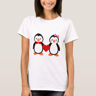 Pinguïns in de liefde t-shirt