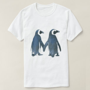 Pinguïns in de liefde t-shirt