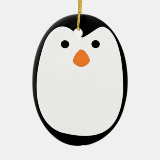 Pinguïns Keramisch Ornament (Voorkant)