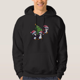Pinguïns Kerstboom Hoodie