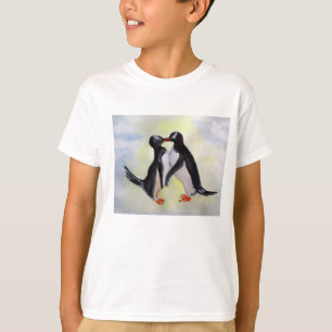 Pinguïns Kinderen Sport-Tek Ingebouwde Lange Mouw T-shirt