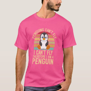 Pinguïns kunnen niet vliegen Ik kan niet vliegen D T-shirt