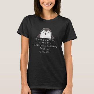 Pinguïns kunnen niet vliegen Ik moet een pinguïn z T-shirt