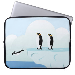 pinguïns laptop sleeve