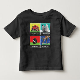 Pinguïns, Leeuw, Hert, Aap T-shirt Personaliseer