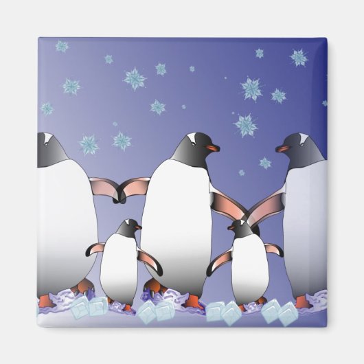pinguïns magneet (Voorkant)