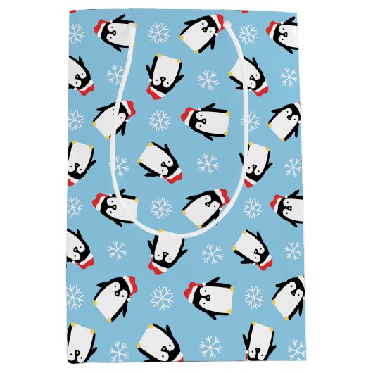 pinguïns medium cadeauzakje (Voorkant)