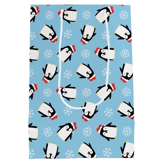 pinguïns medium cadeauzakje (Achterkant)