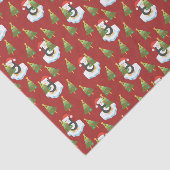 Pinguïns met Kerstmis Tissuepapier (Detail)