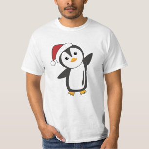 Pinguïns met kerstwinterpinguïns t-shirt