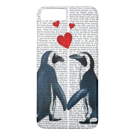 Pinguïns Met Liefdes Hartjes Case-Mate iPhone Case (Achterkant)