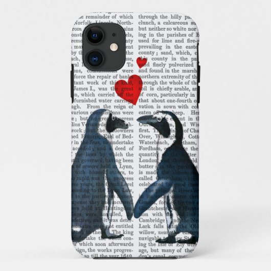 pinguïns met liefdesharten Case-Mate iPhone case (Achterkant)