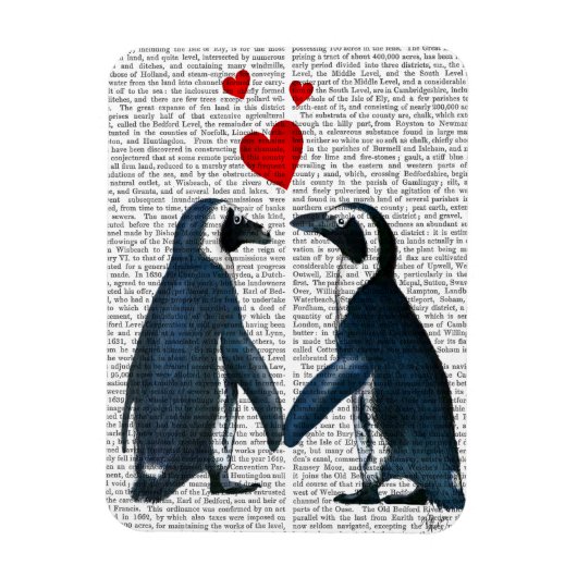 pinguïns met liefdesharten magneet (Verticaal)