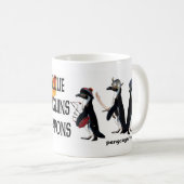 Pinguïns met Mok wapens (Voorkant rechts)