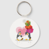 Pinguïns met Sleutelhanger van Cadeaus met cadeaus (Voorkant)