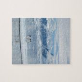 Pinguïns op een ijsberg legpuzzel (Horizontaal)