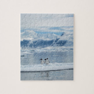 Pinguïns op een ijsberg legpuzzel