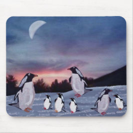 Pinguïns op Ice Mousepad Muismat