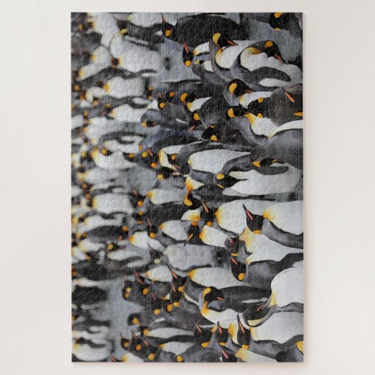 Pinguïns op ijs legpuzzel (Verticaal)