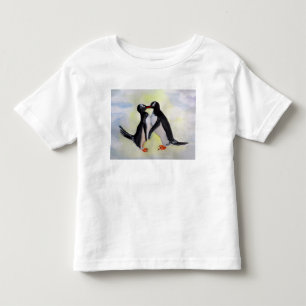 Pinguïns Peuter Fijne Jersey T-Shirt, Wit Kinder Shirts