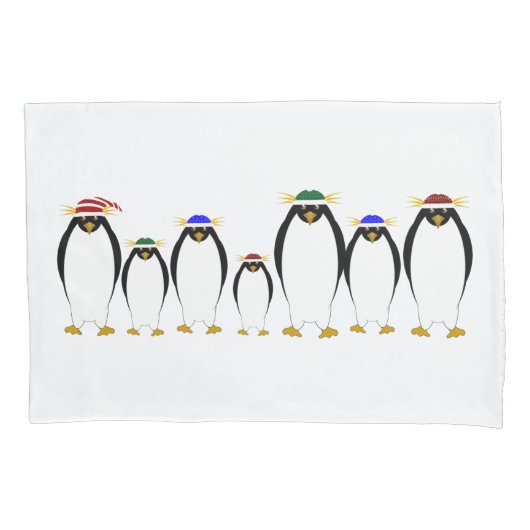 Pinguins Pillow Hoesjes Kussensloop (Voorkant)