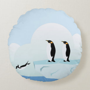 pinguïns rond kussen