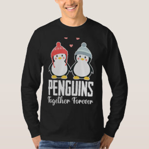 pinguïns samen voor het griezelen van pinguïn in c t-shirt