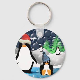 pinguïns sleutelhanger