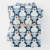 Pinguïns Snowy Design Wrapping Paper Set (In situ)