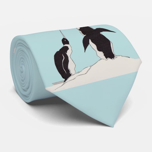 pinguïns stropdas (Opgerold)