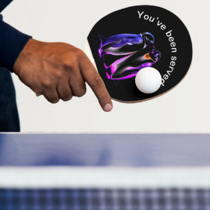 pinguïns tafeltennisbatje