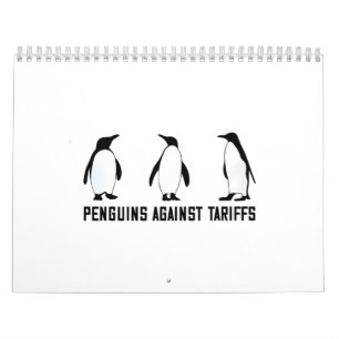 Pinguïns tegen Tarieven Anti Trump Belastingbeleid Kalender