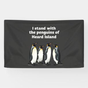 Pinguïns tegen Tarieven Anti Trump Tuin Vlag Spandoek