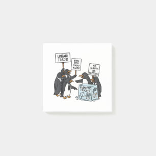 Pinguïns tegen tarieven tegen Trump Post-it® Notes